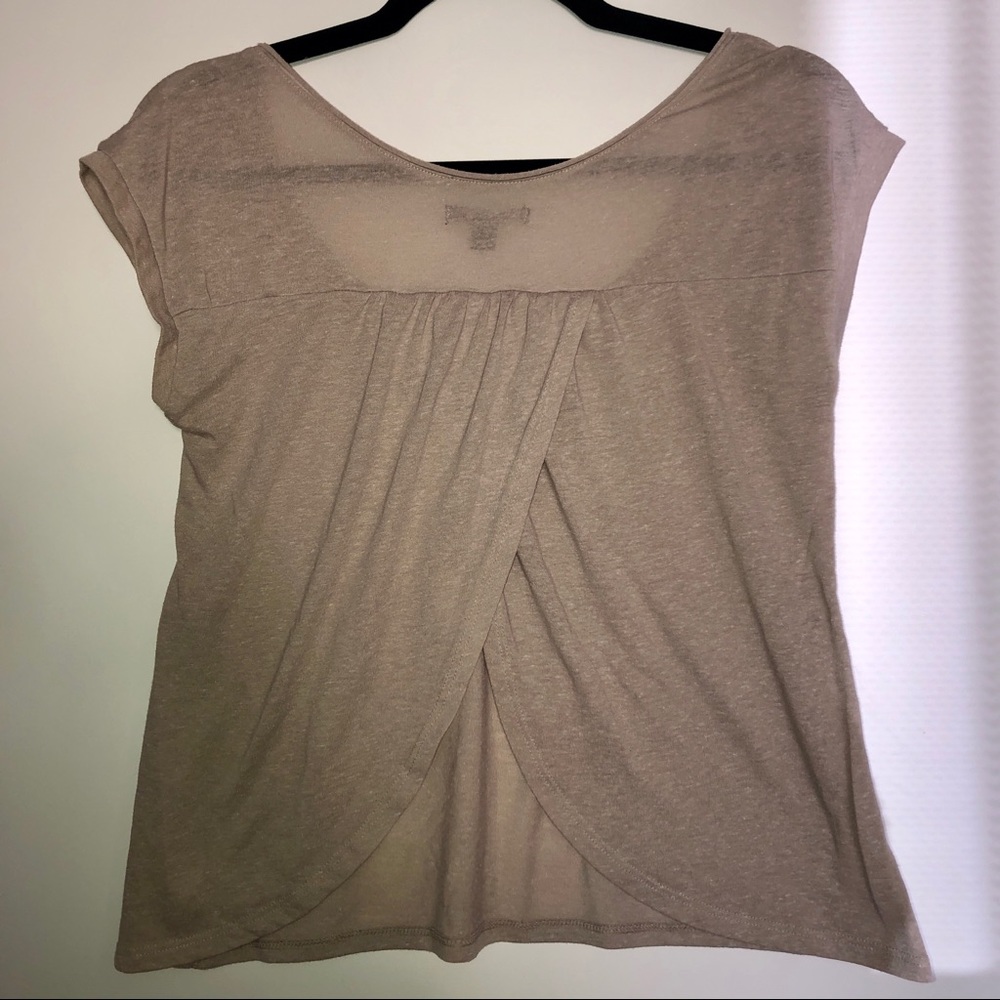 Tan blouse